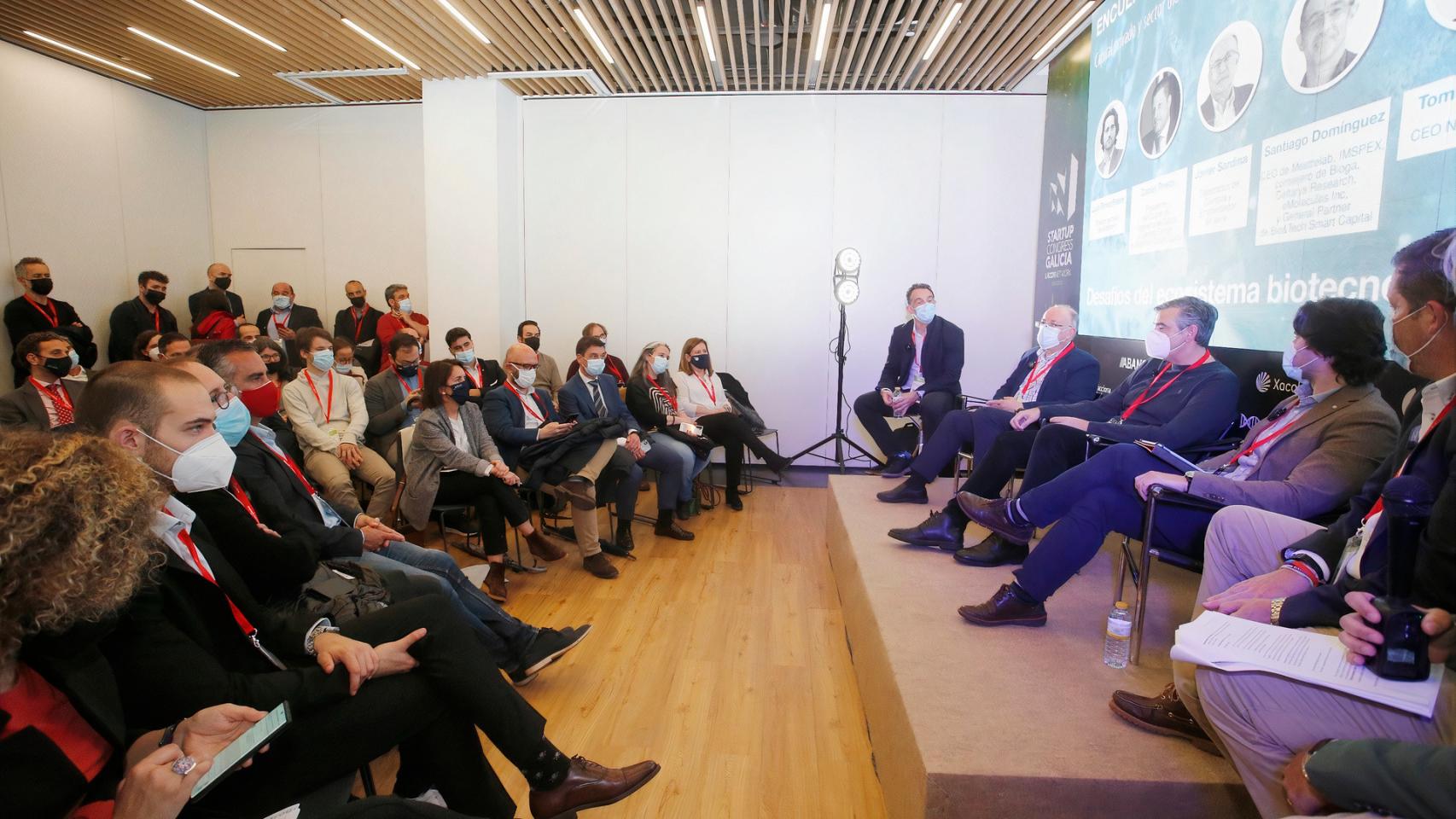 Presentación en Vigo del fondo Bio&Tech Smart Capital durante el Startup Congress Galicia.