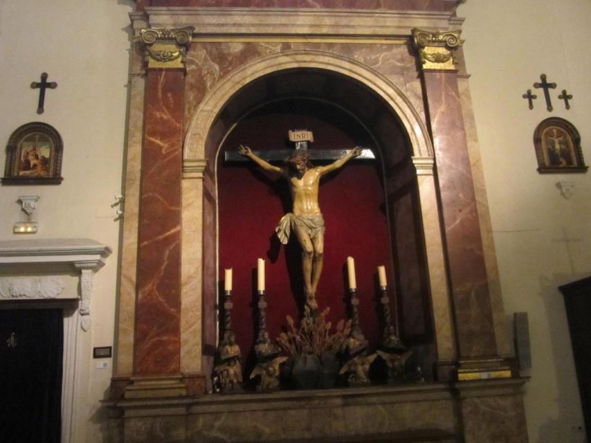 El Cristo de la Agonía, una de las imágenes más representativas de la cofradía de Nuestro Padre Jesús Nazareno.