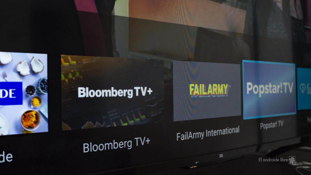 Xiaomi Mi TV Plus canales