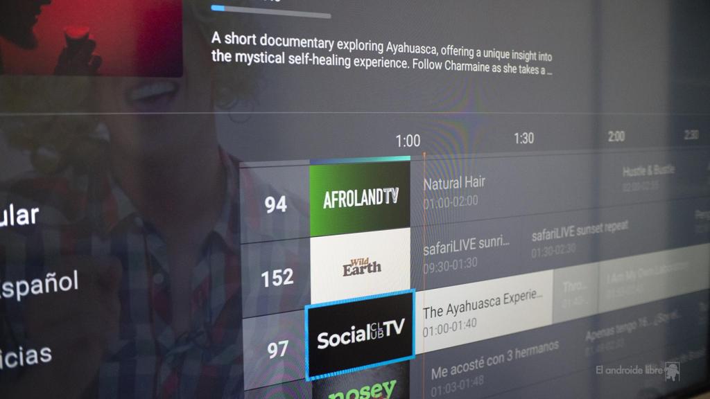 Xiaomi Mi TV Plus descripción de canales