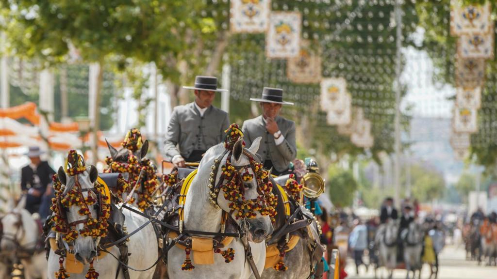 Ambiente del real en la Feria de Abril de 2019.