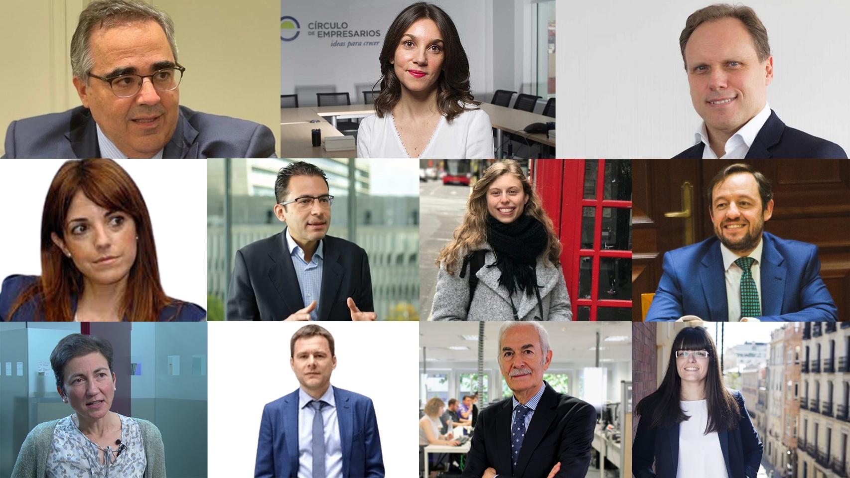 Gregorio Izquierdo, Alicia Coronil, Daniel Lacalle, M. J. Valdemoro,Miguel Cardoso, Natalia Collado, Francisco de la Torre, María Jesús Fernández, Daniel Fuentes, Juan Ignacio Crespo y María Romero.