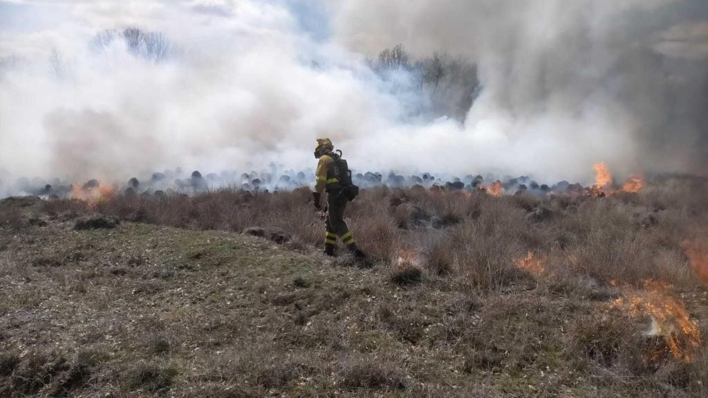 Incendio en San Pedro del Ceque | Foto: @briftabuyo