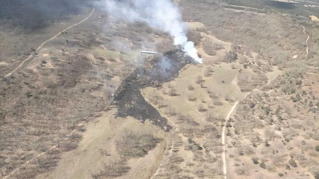 Incendio en San Pedro del Ceque | Foto: @briftabuyo