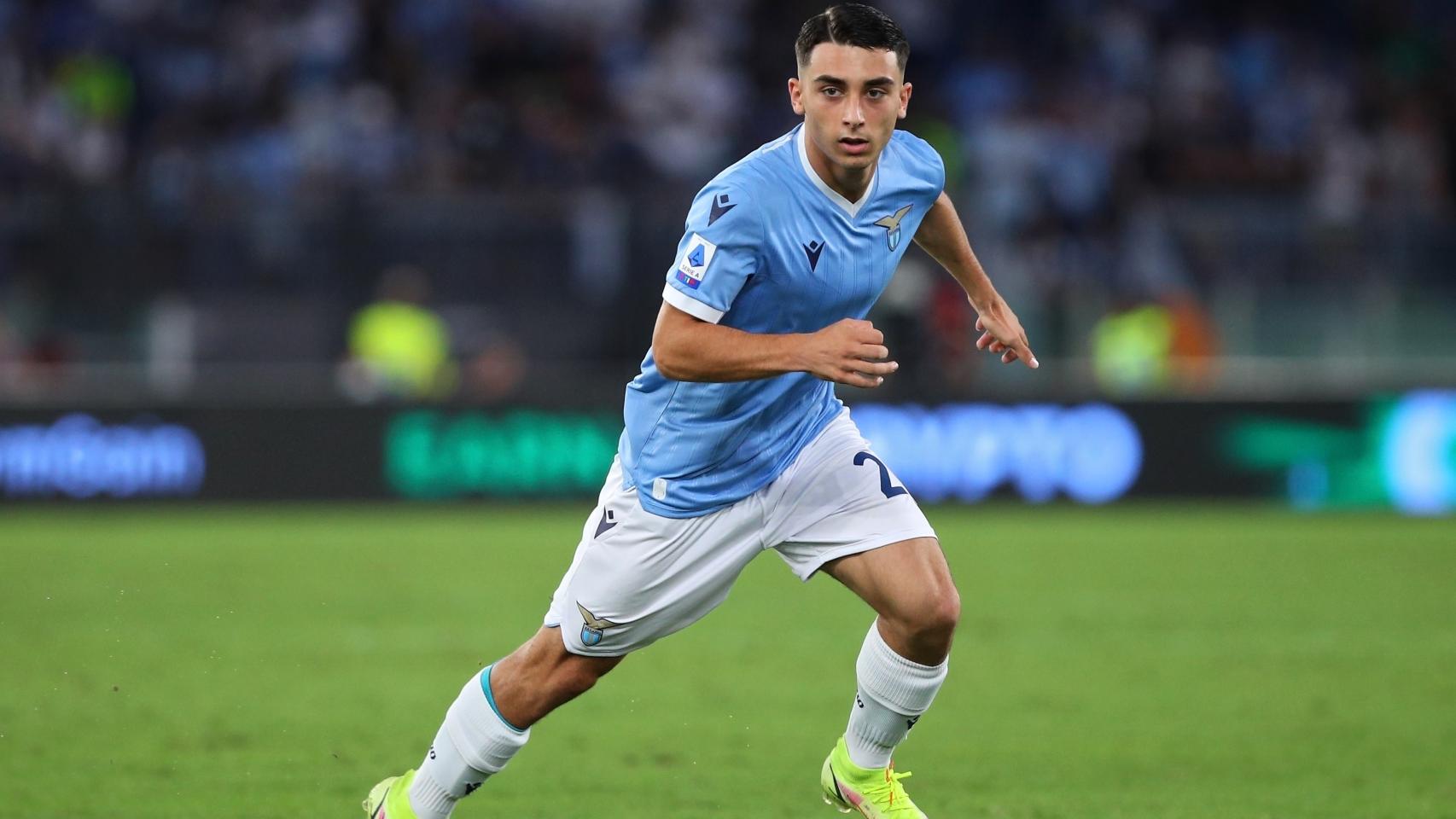 Raúl Moro durante un partido con la Lazio