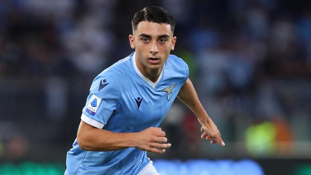 Raúl Moro durante un partido con la Lazio