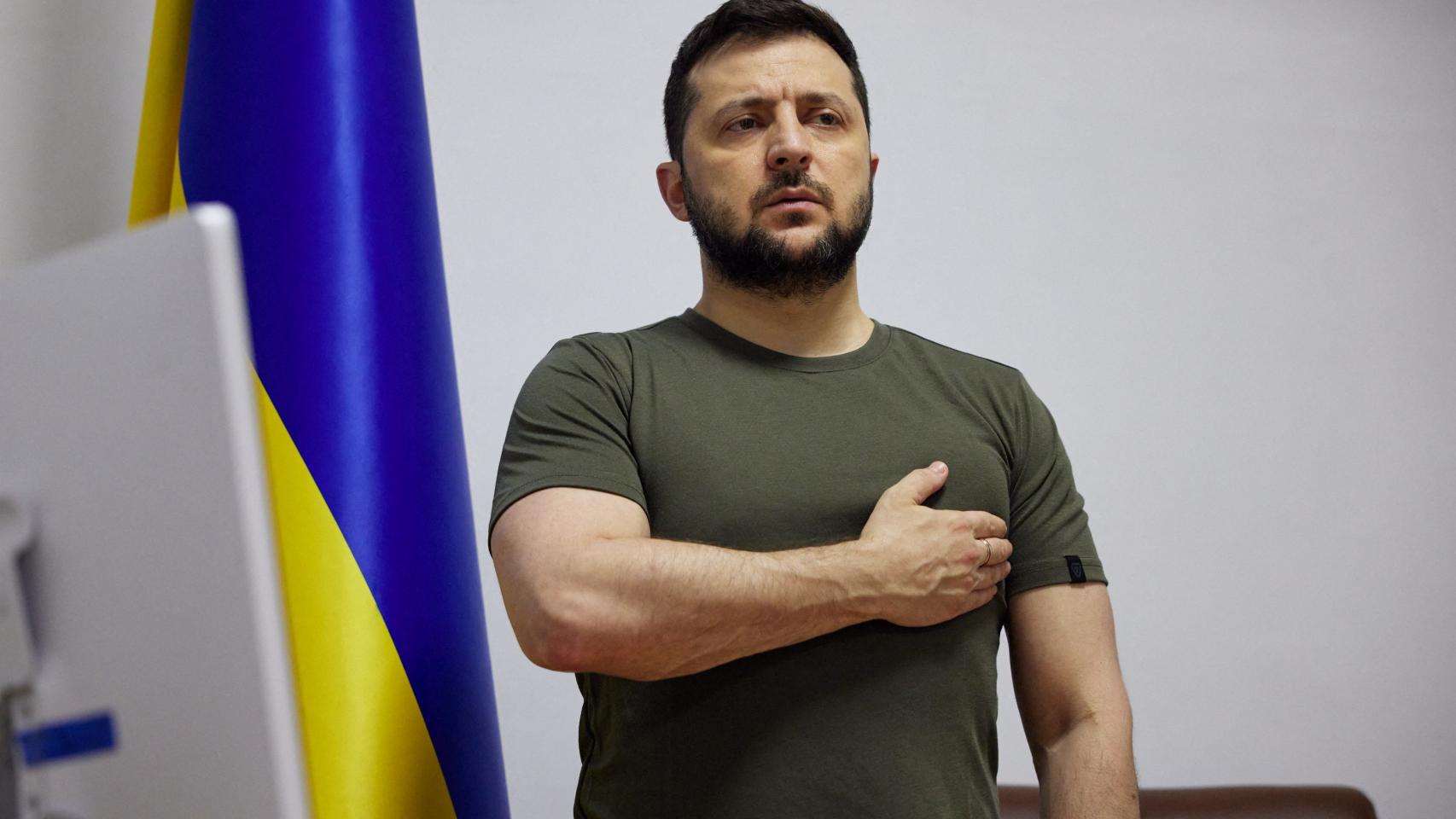 Volodimir Zelenzki, presidente de Ucrania.