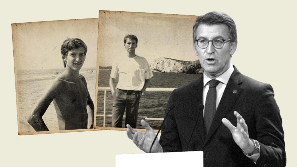 Alberto Núñez Feijóo: niño, joven y político.