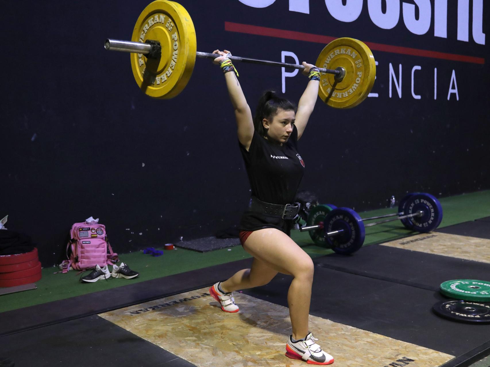 Victoria Abad entrenando. Fotografía: Brágimo: ICAL