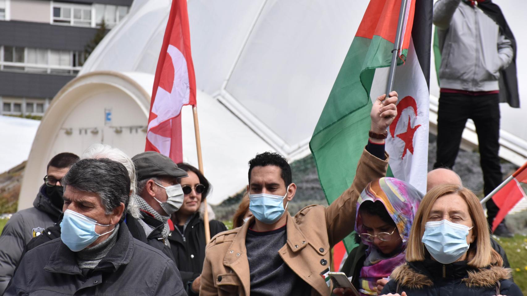 Concentración del pueblo saharaui en Valladolid