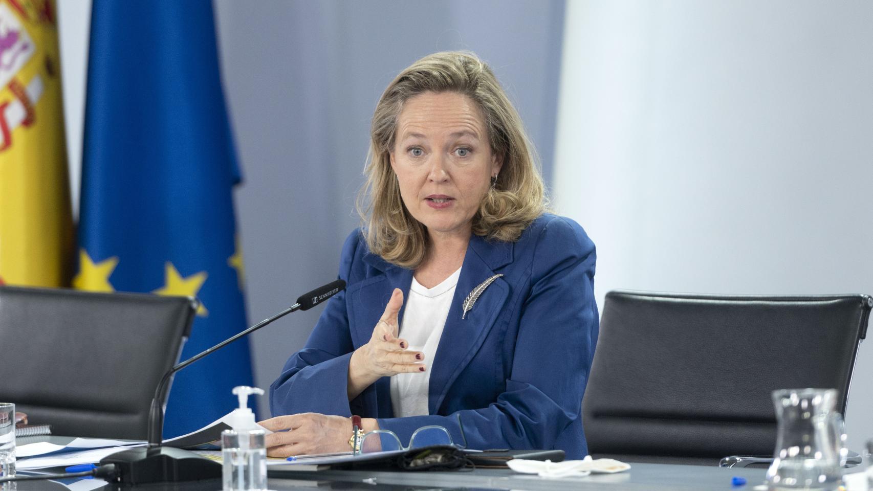 La vicepresidenta primera y ministra de Asuntos Económicos y Transformación Digital, Nadia Calviño.