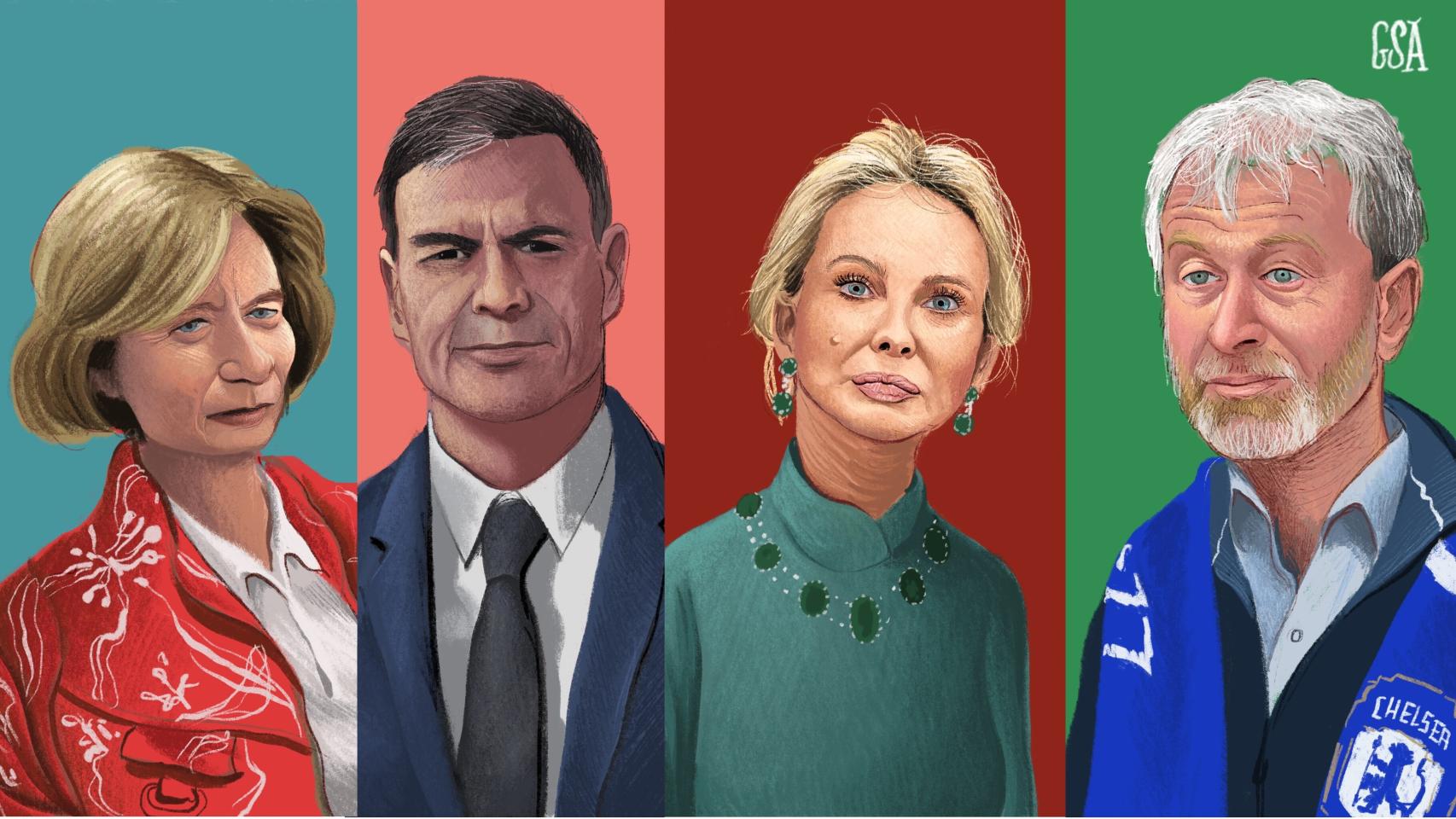 Abramovich intoxicado, Cernuda entre amigas y el ego de Sánchez