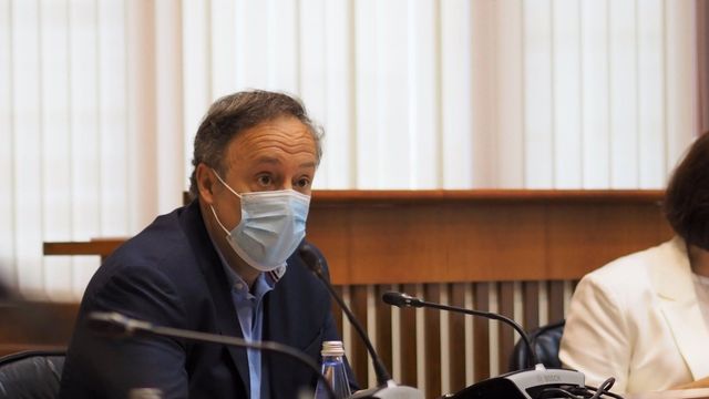 El diputado del grupo socialista en el Parlamento gallego,