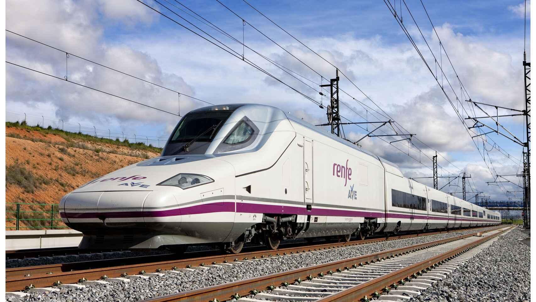 Uno de los trenes AVE de Renfe.