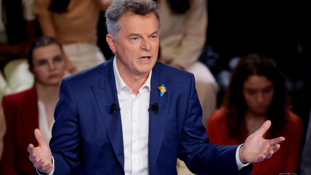 El candidato del Partido Comunista francés, Fabien Roussel.