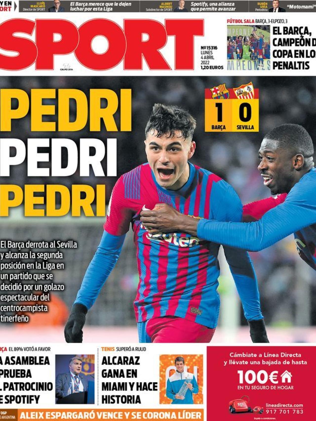 Portada SPORT