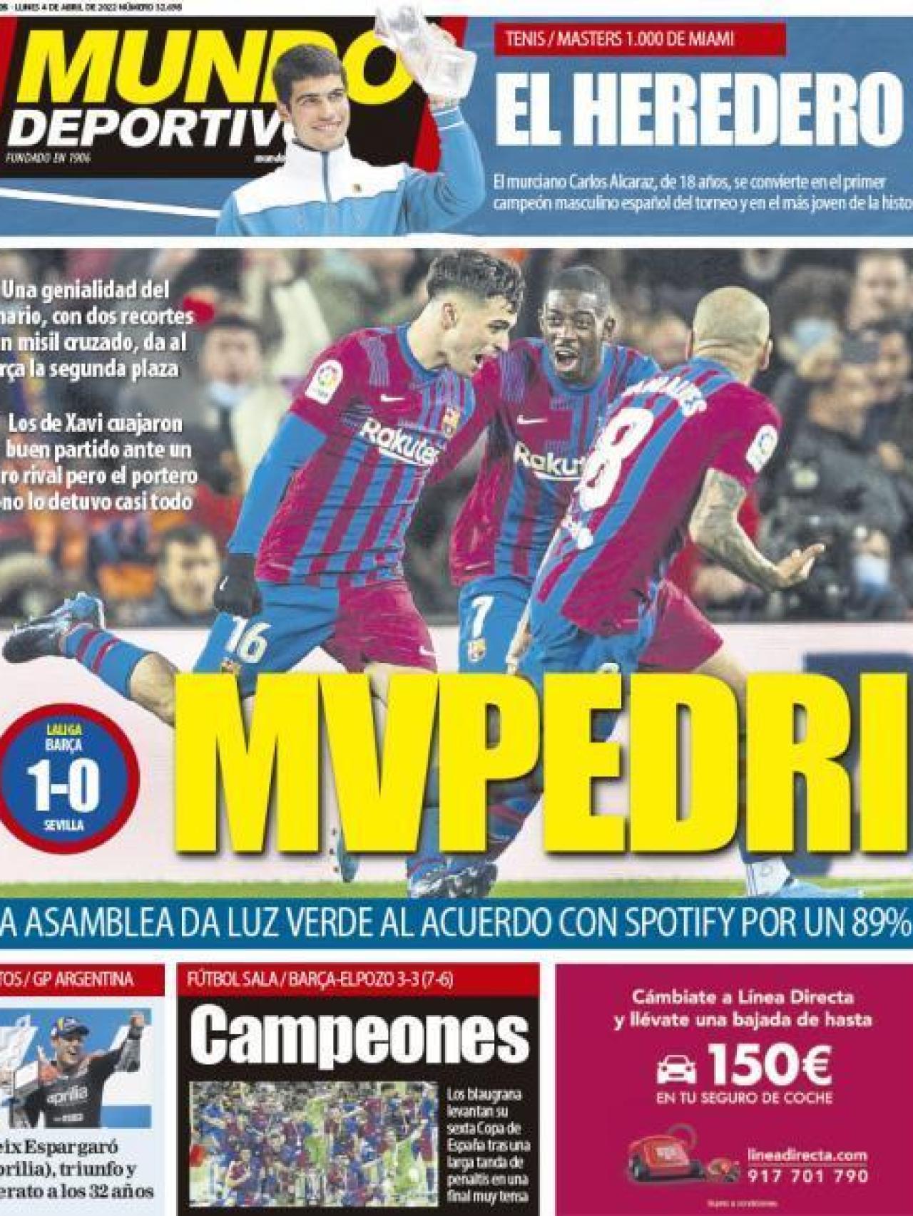 Portada Mundo Deportivo