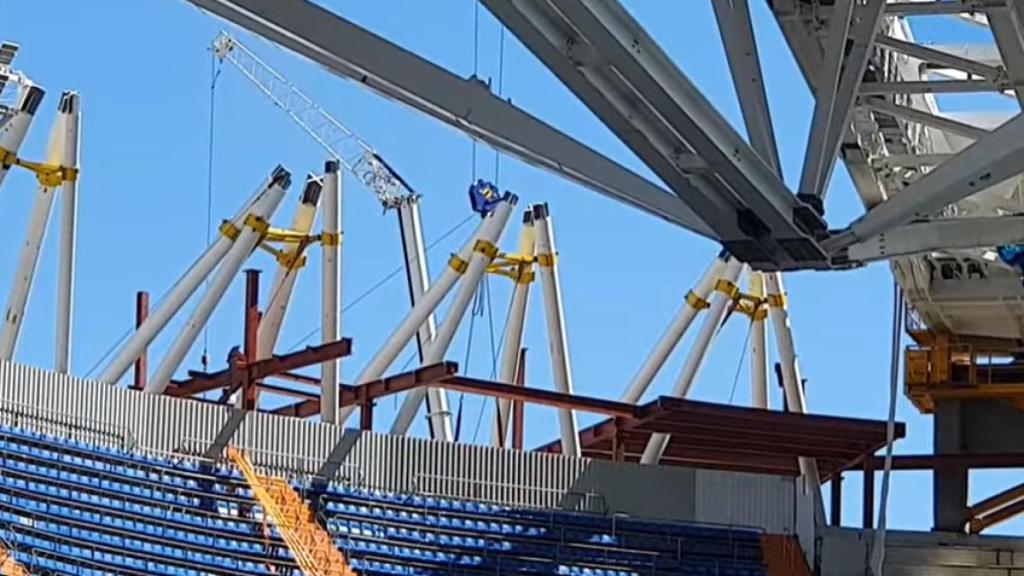 Zona en la que se situará uno de los skybar del Santiago Bernabéu