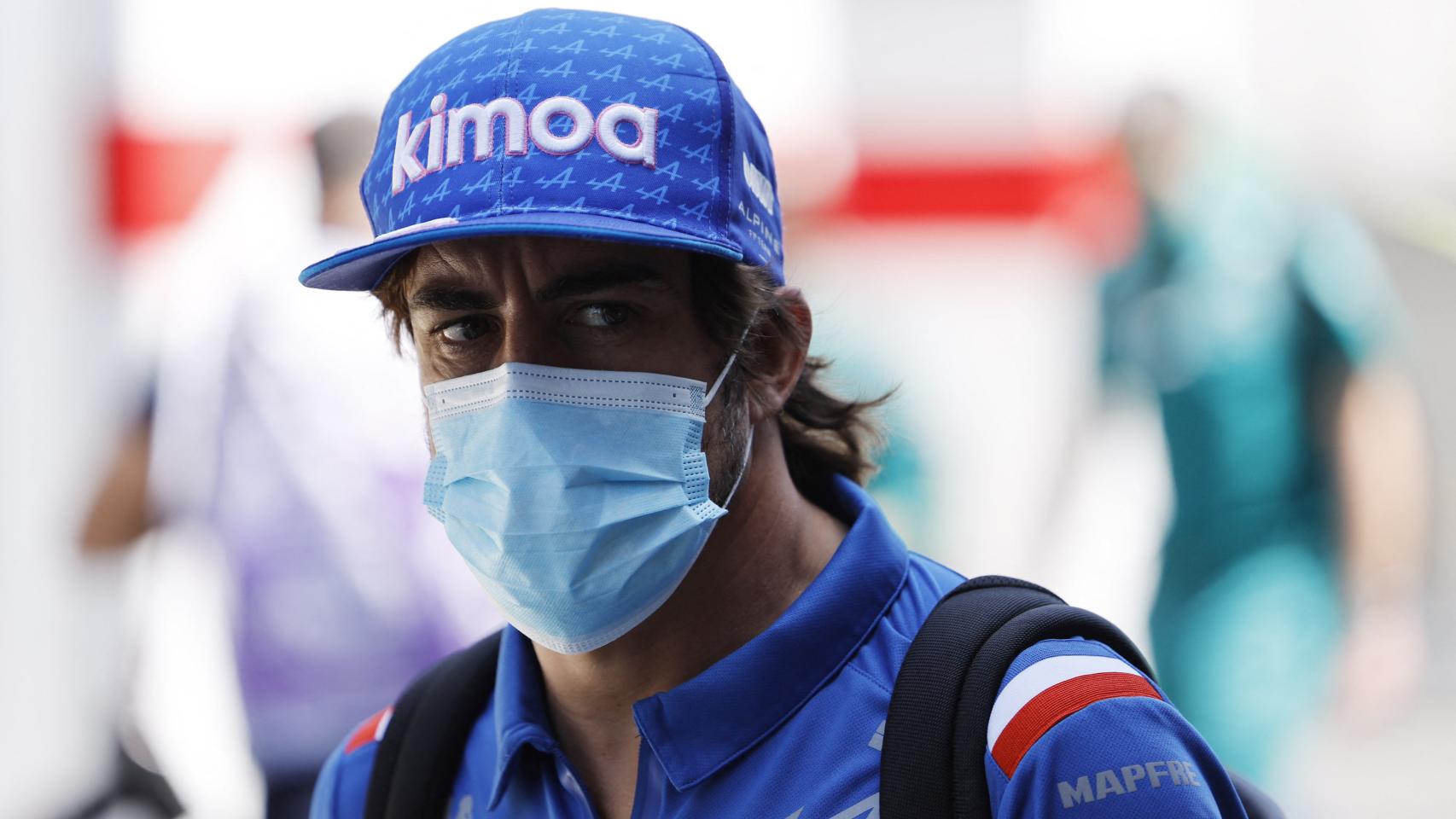 Fernando Alonso, en el Gran Premio de Arabia Saudí.