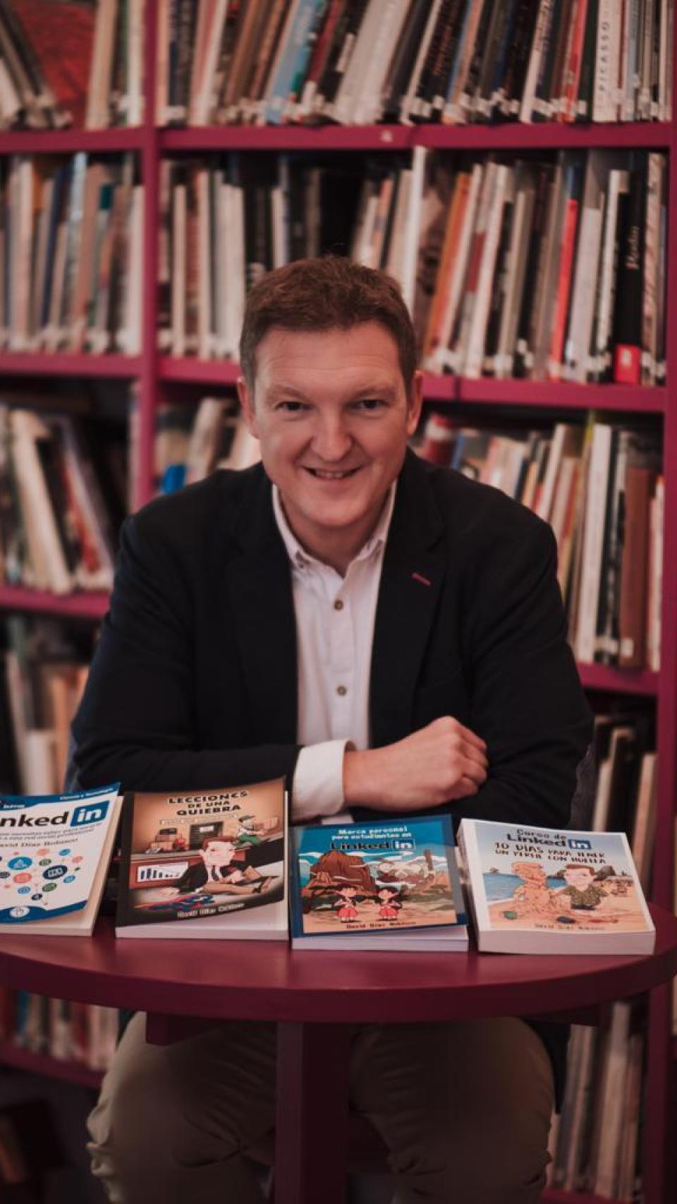 David Díaz Robisco ha escrito cuatro libros, tres de ellos sobre LinkedIn