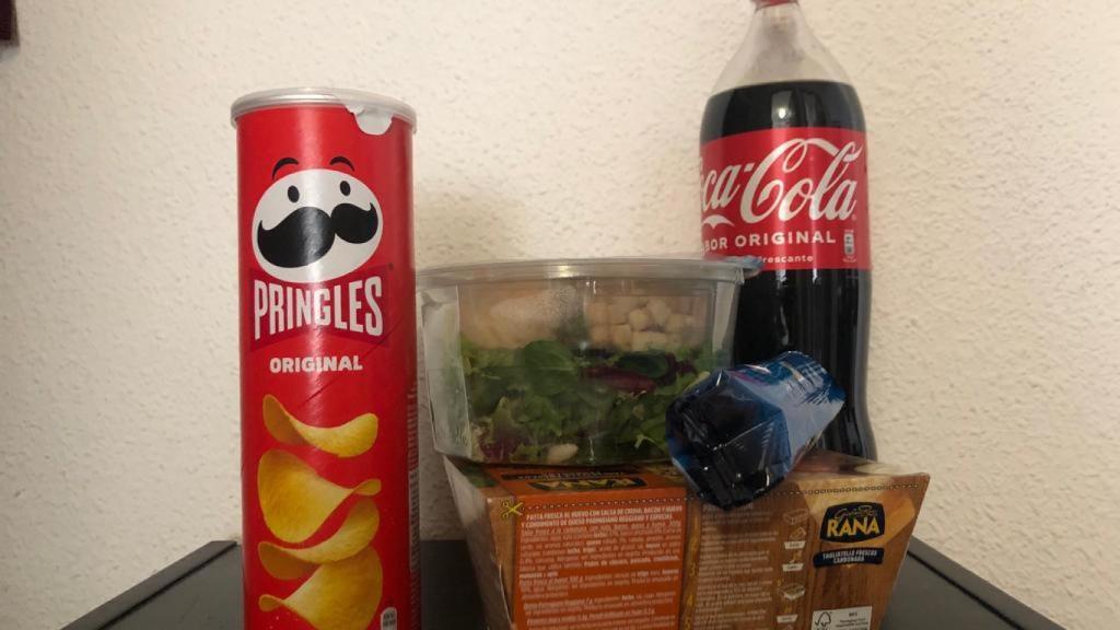 Productos que he pedido en los tres supermercados.