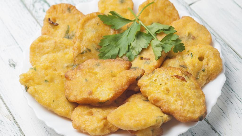 Tortillitas de bacalao.