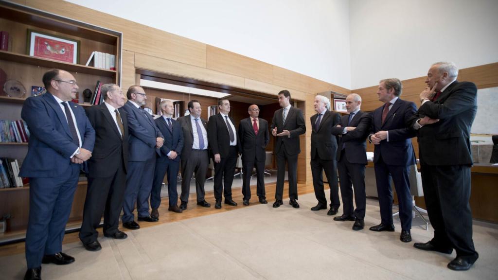 Representantes de las cámaras de Castilla y León