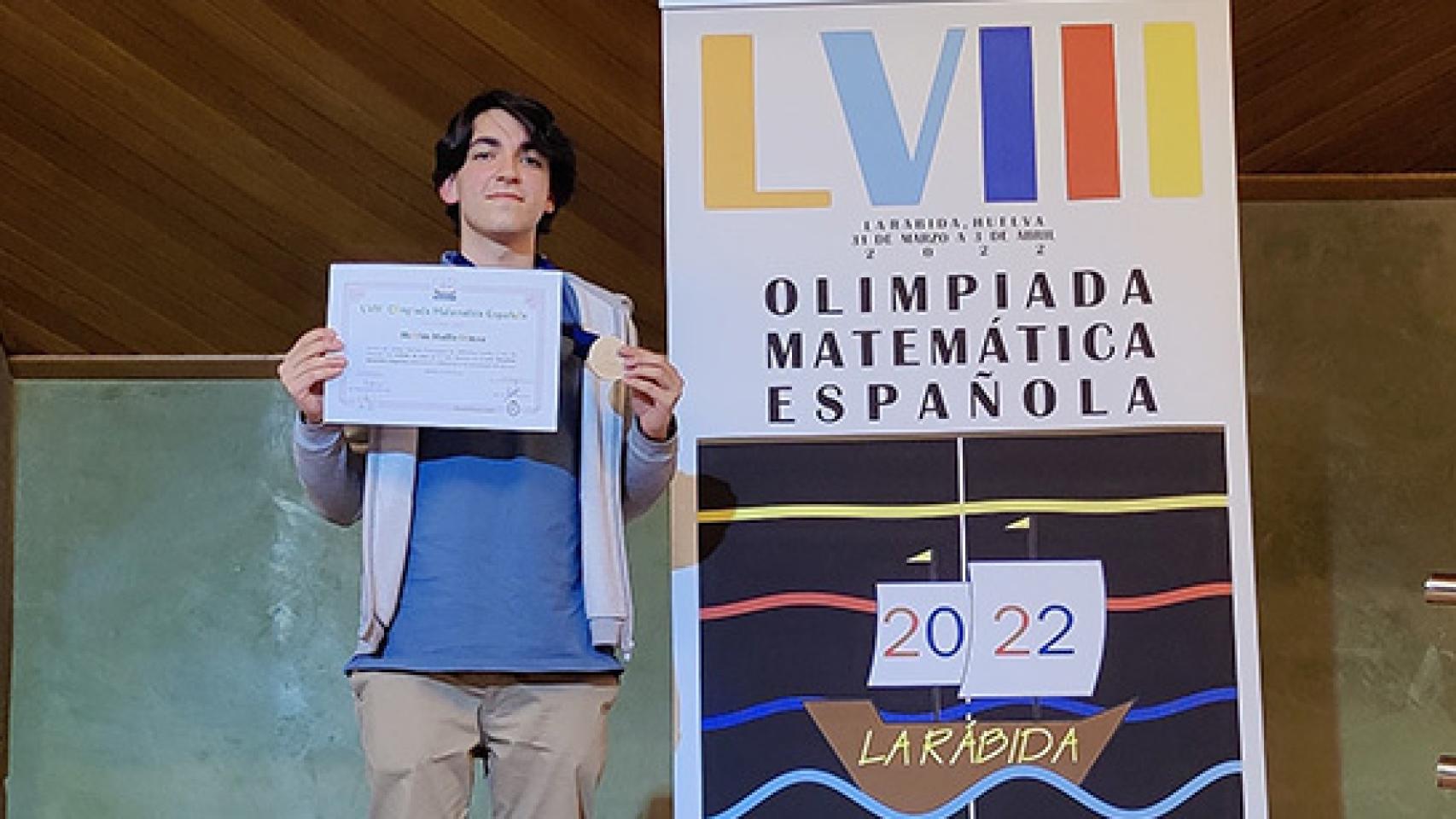 Nicolás Maíllo, alumno de segundo de bachillerato en el Colegio Maristas Champagnat