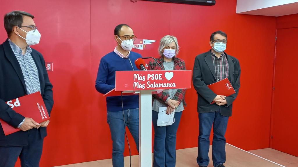 Parlamentarios y procuradores del PSOE de Salamanca
