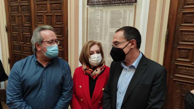 Francisco Guarido, Isabel García y Ángel Blanco