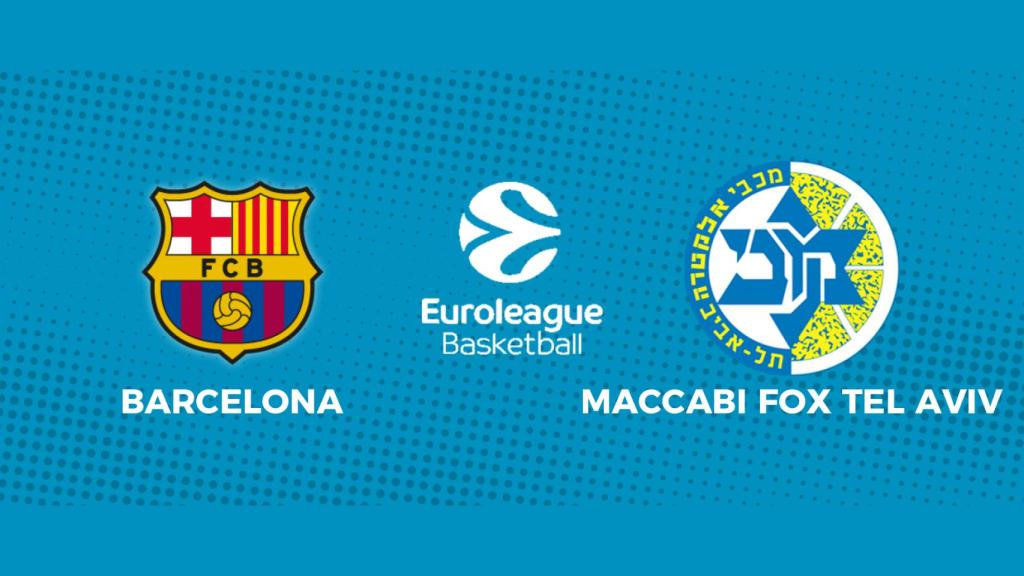 Barcelona - Maccabi Tel Aviv: siga el partido de la Euroliga, en directo