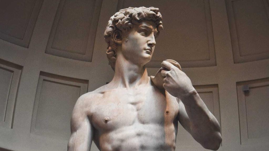 La escultura 'David' se encuentra en el Museo de la Academia de Florencia. Foto: Aitor Camarzana