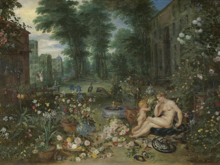 Jan Brueghel el Viejo y Rubens: 'El olfato', 1618