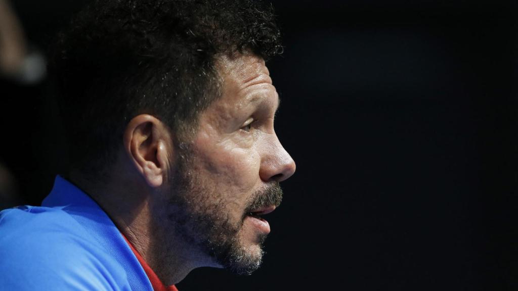 'Cholo' Simeone, en rueda de prensa de la Champions League