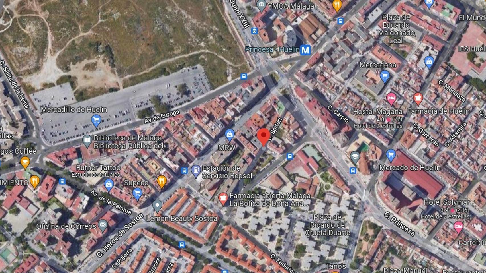 Vista de la zona donde se proyecta el edificio de apartamentos turísticos.