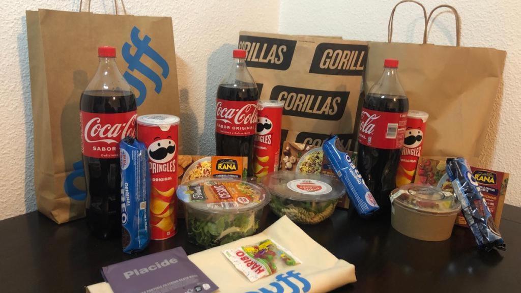 Pedidos de Gorillas, Getir y GoPuff.