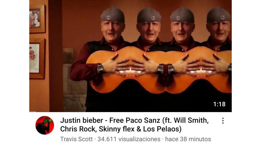 Vídeo de Paco Sanz subido a otro canal.