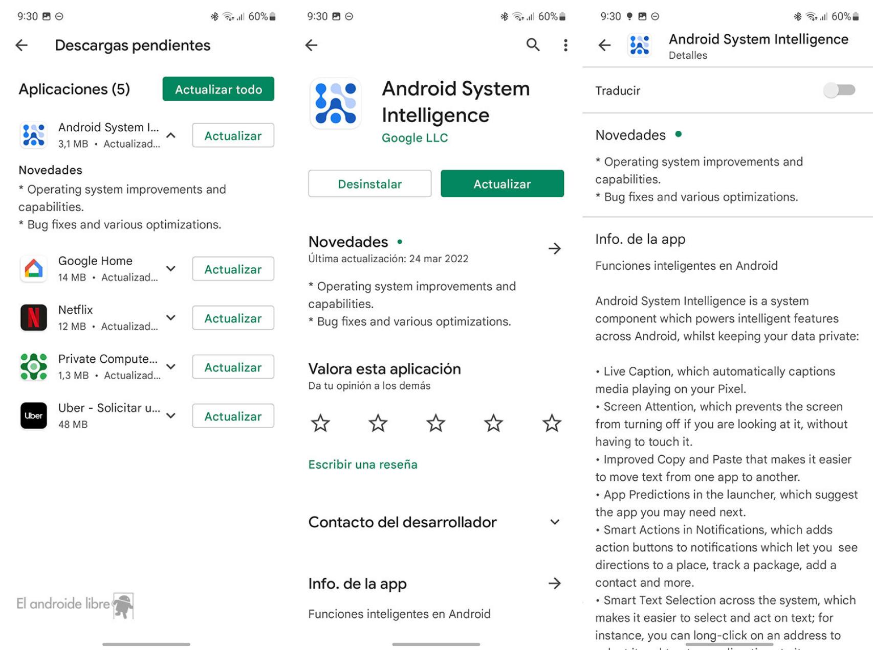 Android System Inteligence