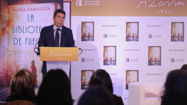 Carlos Mazón, en la presentación en Madrid.