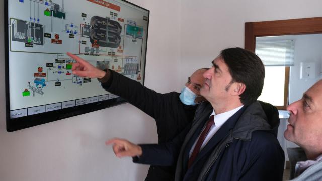 El consejero en funciones de Fomento y Medio Ambiente de la Junta de Castilla y León, Juan Carlos Suárez-Quiñones en Portillo