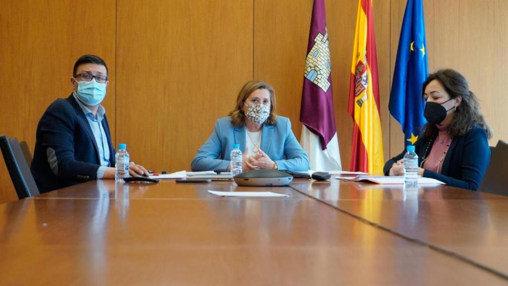 Reunión del Observatorio de la Convivencia Escolar de Castilla-La Mancha. Foto: JCCM.