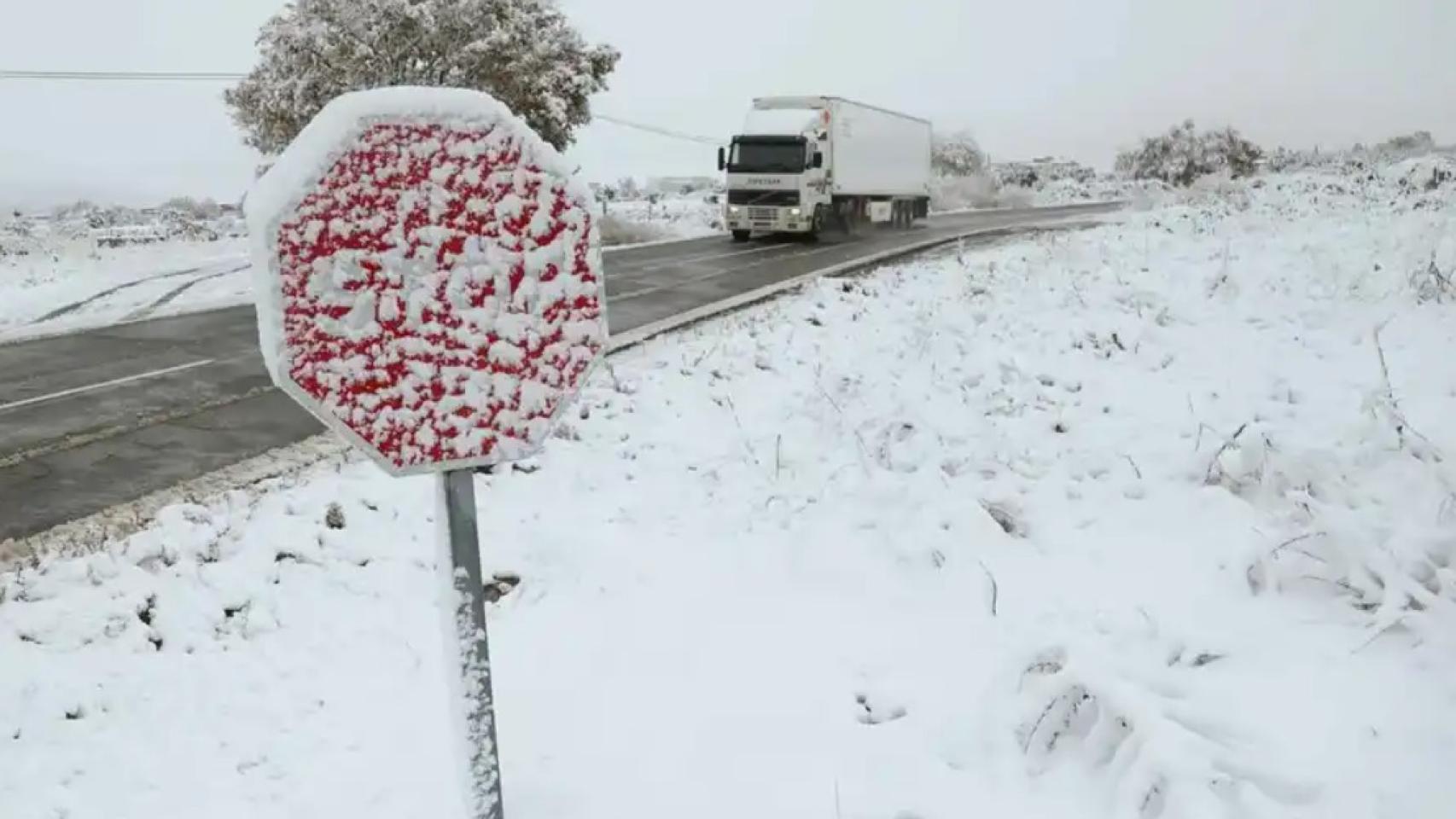 Imagen de archivo de una nevada.