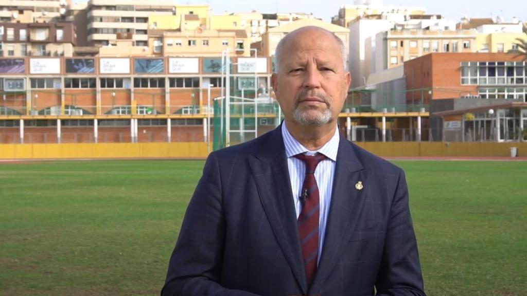 Javier Imbroda, en la ciudad deportiva de Carranque.