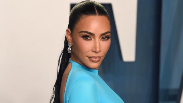 Kim Kardashian, en una fotografía tomada en la posfiesta de los premios Oscar.