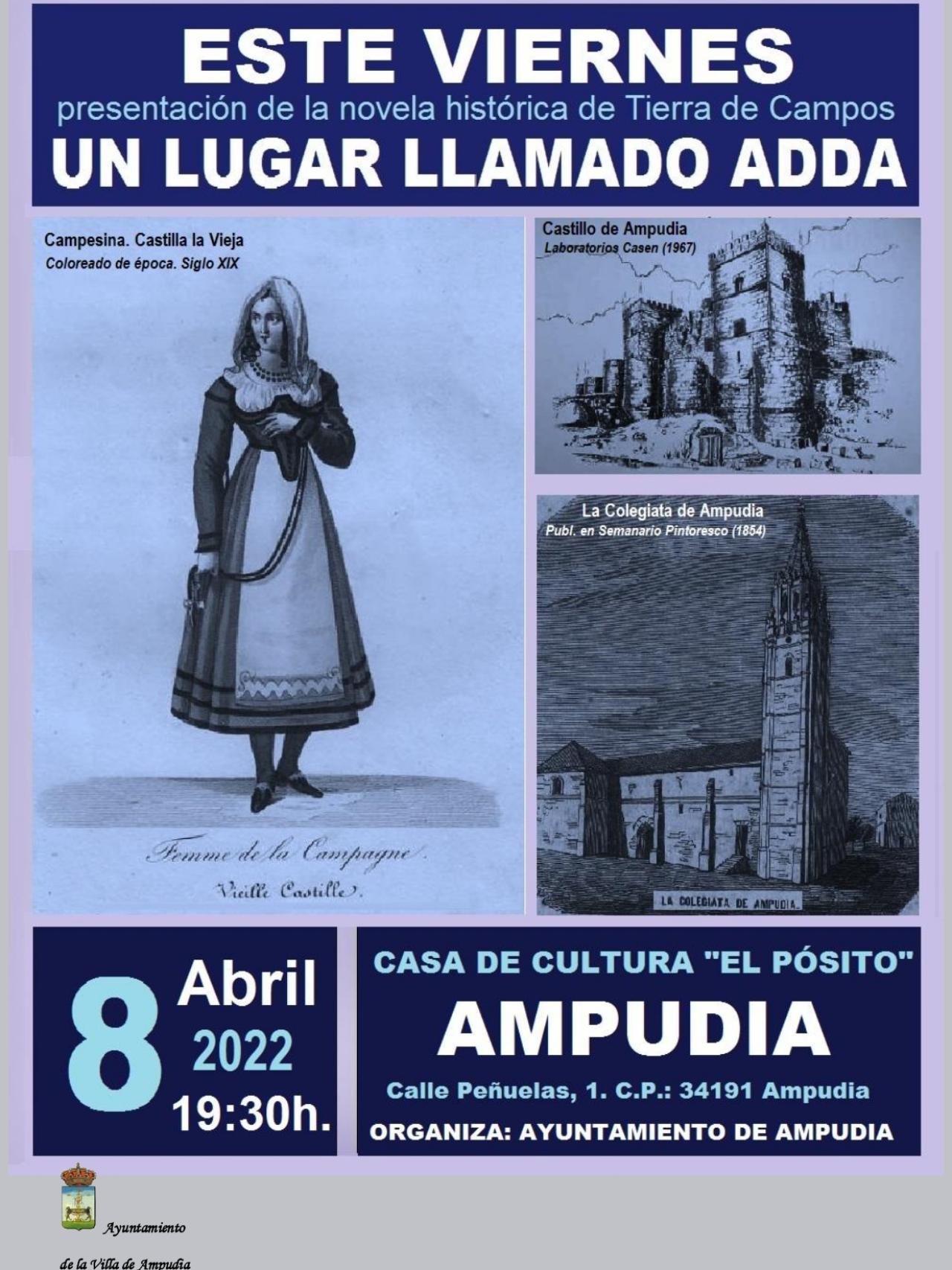 Presentación de la novela histórica en Ampudia