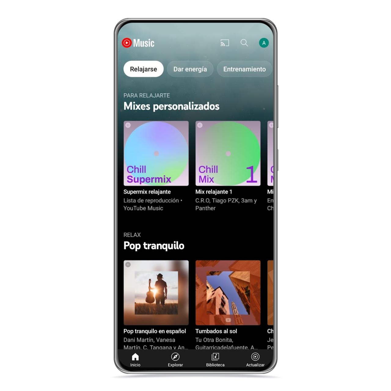 Mixes de YouTube Music