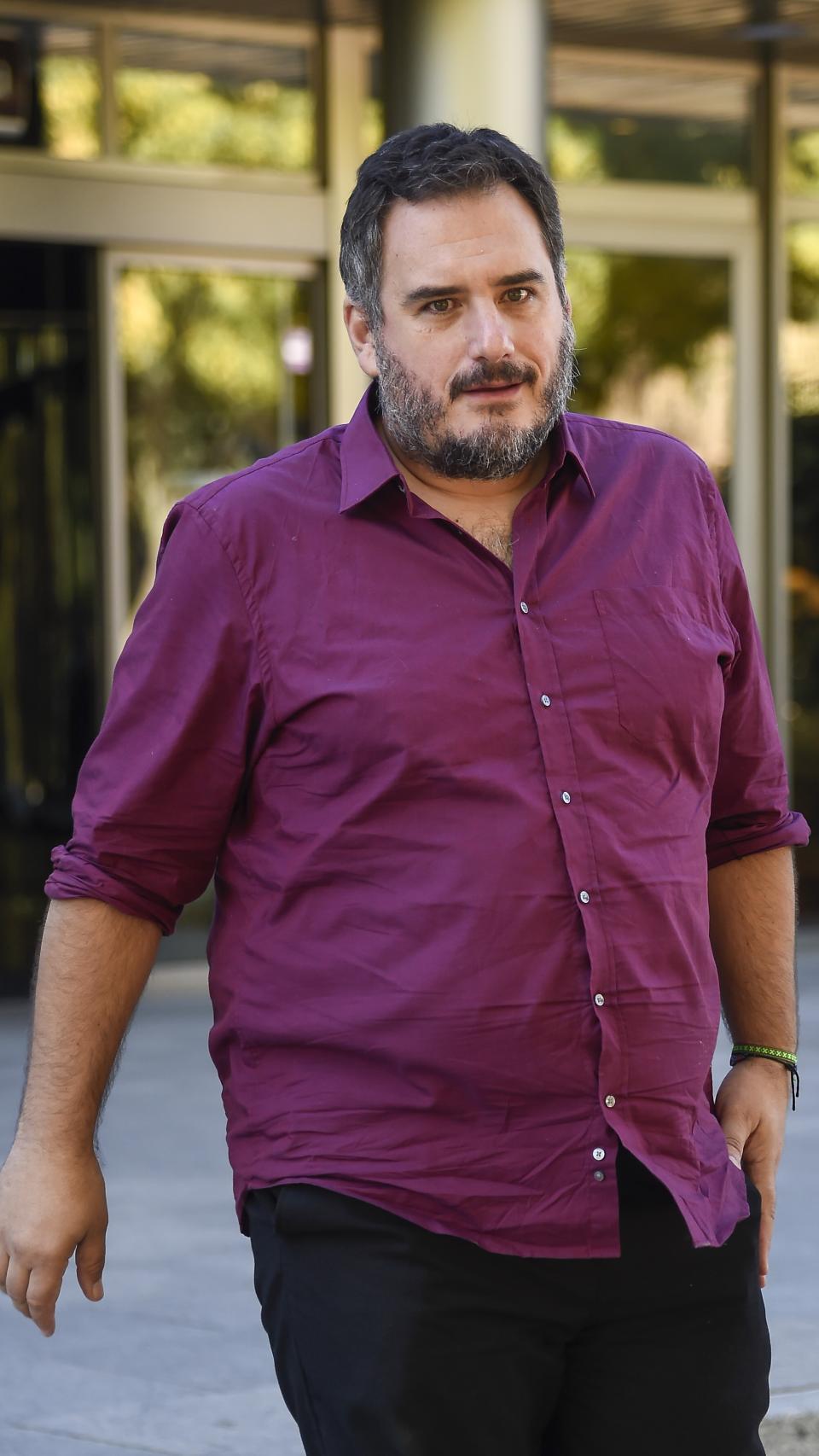 Carolo Ruiz en el velatorio de su madre, la actriz Terele Pávez.