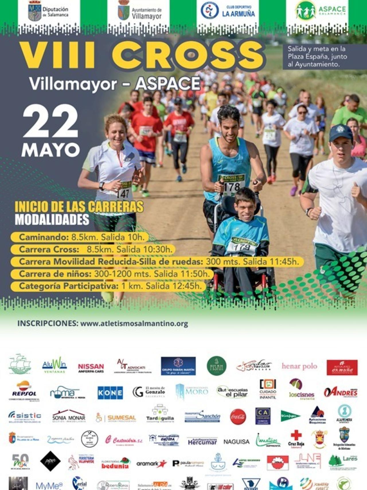 Cartel carrera aspace villamayor