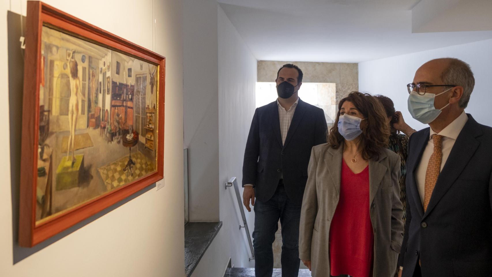 Javier Iglesias inaugura la exposición de Ricardo Segundo