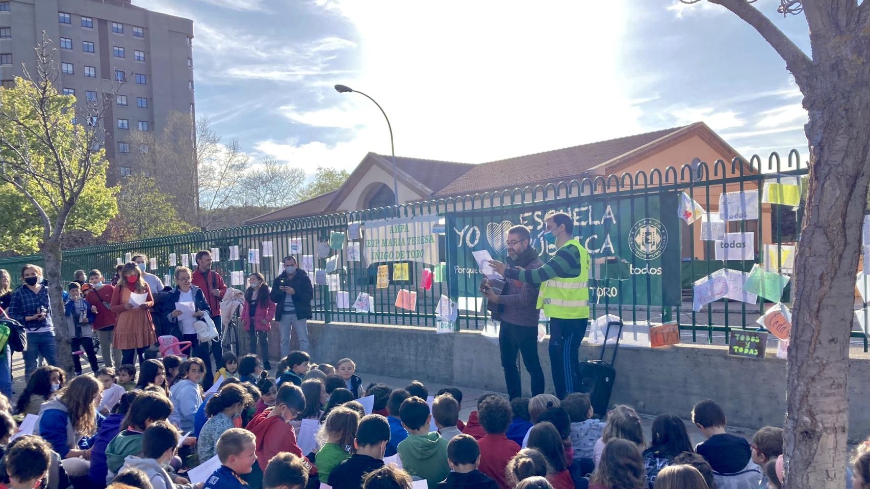 Concentración en el CEIP María Teresa Íñigo de Toro